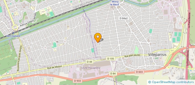 localisation de l'entreprise MADAME CORINNE OZANNE  VILLEPARISIS