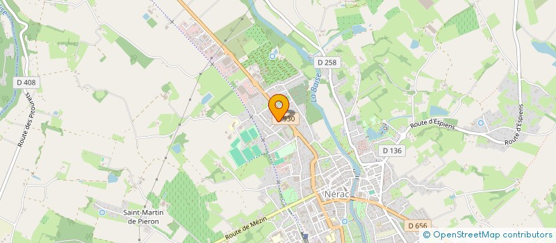 localisation de l'entreprise MADAME CORINNE PAILLARES  NERAC