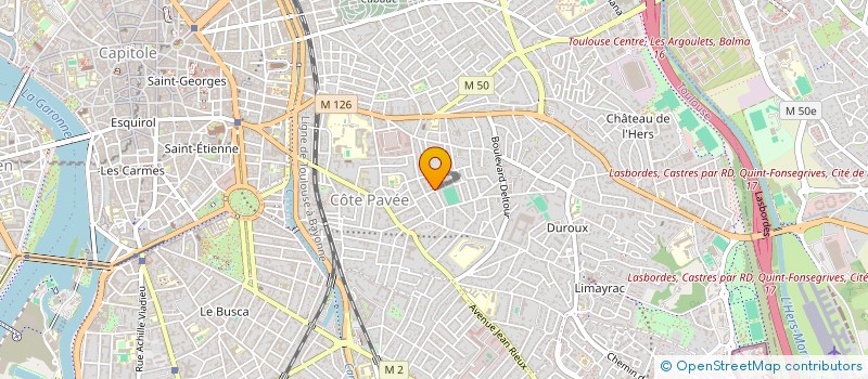 localisation de l'entreprise MADAME CORINNE PAILLE  TOULOUSE