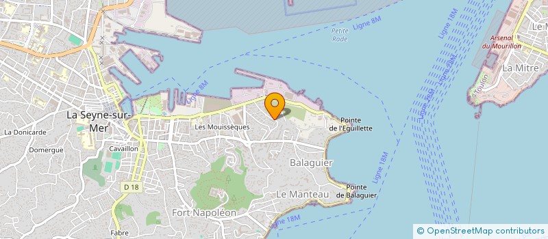 localisation de l'entreprise MADAME CORINNE PALANQUE à LA SEYNE-SUR-MER