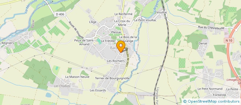 localisation de l'entreprise MADAME CORINNE PALLAS à BALZAC