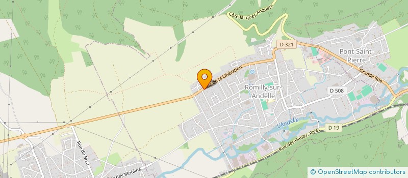localisation de l'entreprise MADAME CORINNE PANHALEUX  ROMILLY-SUR-ANDELLE