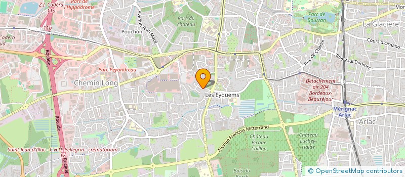 localisation de l'entreprise MADAME CORINNE PAPADOPOULOS  MERIGNAC