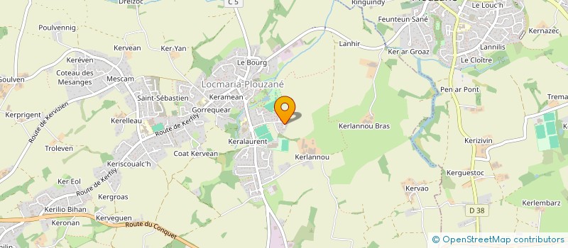 localisation de l'entreprise MADAME CORINNE PAPILLON à LOCMARIA-PLOUZANE