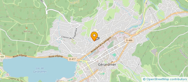 localisation de l'entreprise MADAME CORINNE PARMENTELAT  GERARDMER