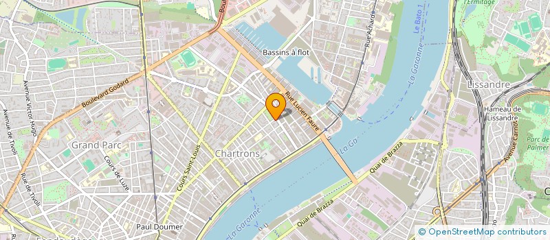 localisation de l'entreprise MADAME CORINNE PARMENTIER  BORDEAUX