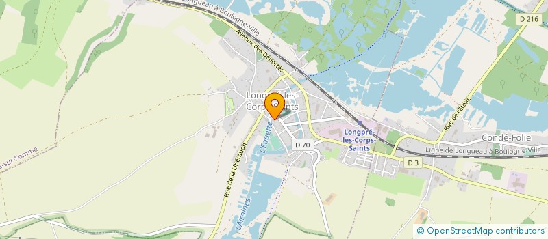 localisation de l'entreprise MADAME CORINNE PATOU à LONGPRE-LES-CORPS-SAINTS