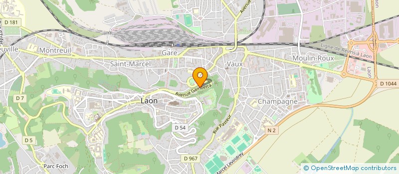 localisation de l'entreprise MADAME CORINNE PAUL à LAON