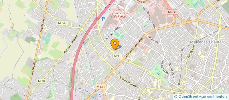 localisation de l'entreprise MADAME CORINNE PAULE DELPORTE à TOURCOING