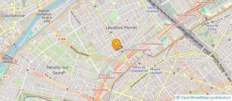 localisation de l'entreprise MADAME CORINNE PAYET à LEVALLOIS-PERRET