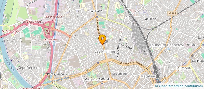 localisation de l'entreprise MADAME CORINNE PEDEMANAUD à TOULOUSE