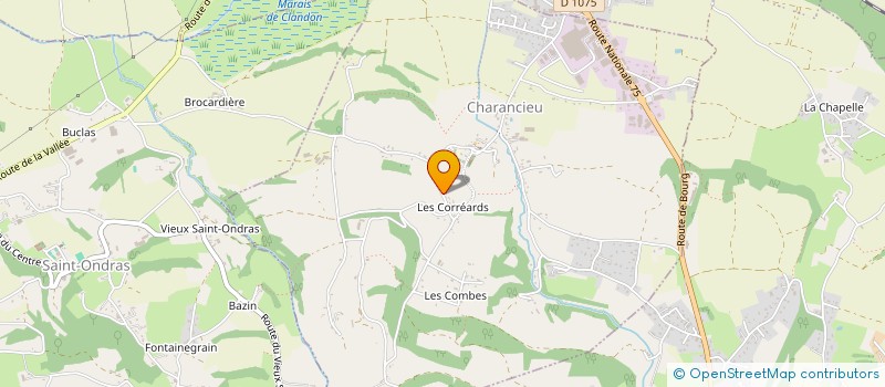 localisation de l'entreprise MADAME CORINNE PEIGNON  CHARANCIEU