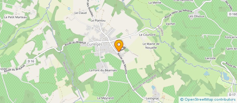 localisation de l'entreprise MADAME CORINNE PELLETIER à RAZAC-DE-SAUSSIGNAC