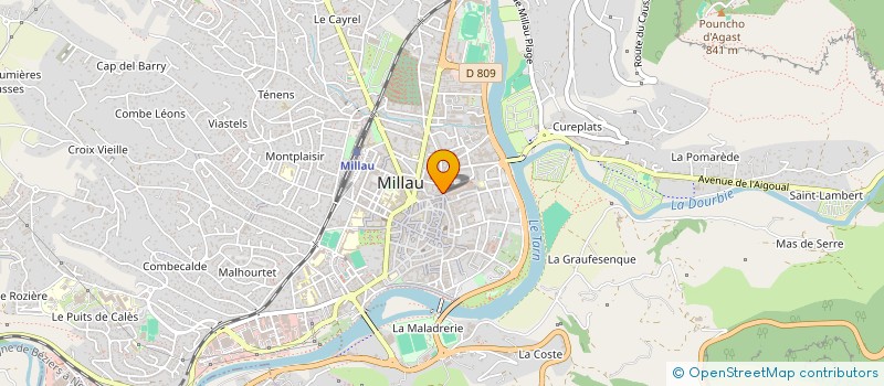 localisation de l'entreprise MADAME CORINNE PEREZ à MILLAU