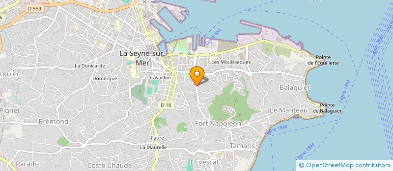 localisation de l'entreprise MADAME CORINNE PEREZ à LA SEYNE-SUR-MER