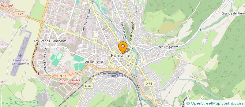 localisation de l'entreprise MADAME CORINNE PERRIER à PONTARLIER