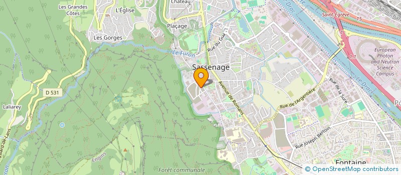 localisation de l'entreprise MADAME CORINNE PERRONE à SASSENAGE