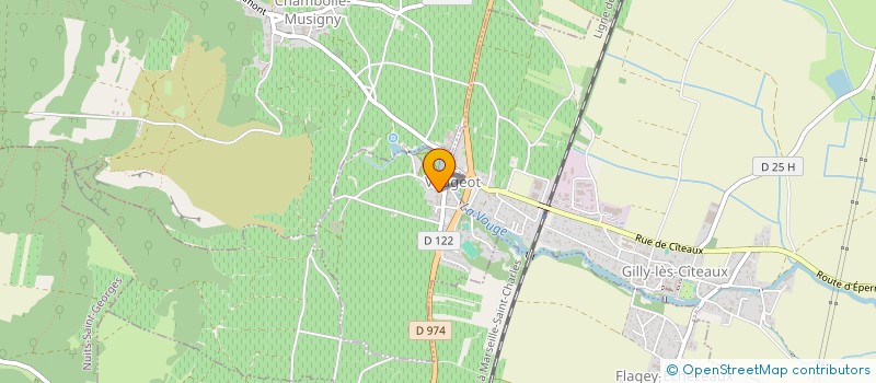 localisation de l'entreprise MADAME CORINNE PETIT  VOUGEOT