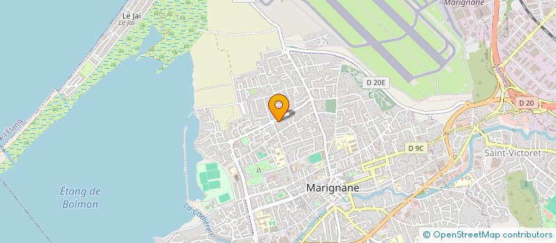 localisation de l'entreprise MADAME CORINNE PETRY  MARIGNANE