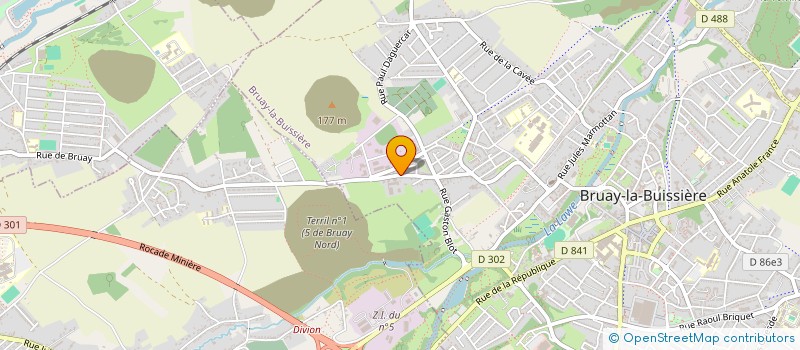 localisation de l'entreprise MADAME CORINNE PEUVION  BRUAY-LA-BUISSIERE