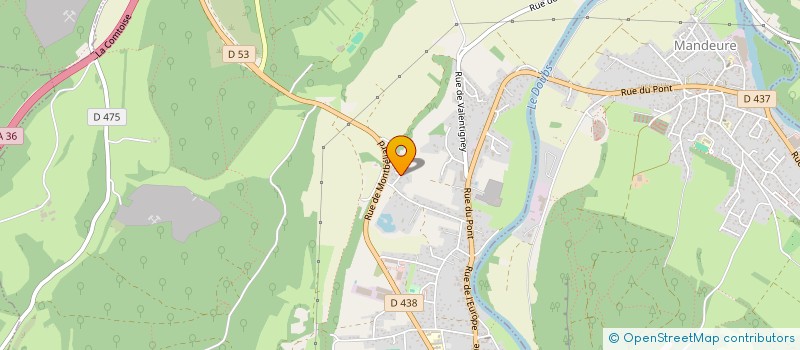 localisation de l'entreprise MADAME CORINNE PFAFF  MATHAY