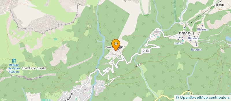 localisation de l'entreprise MADAME CORINNE PHELIX  SAINT GERVAIS LES BAINS