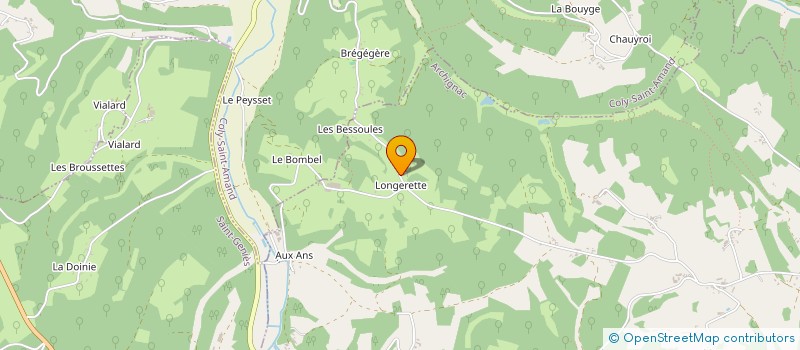 localisation de l'entreprise MADAME CORINNE PHILIPS  ARCHIGNAC