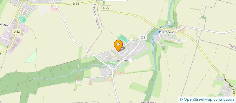 localisation de l'entreprise MADAME CORINNE PICAULT  PONTS SUR SEULLES