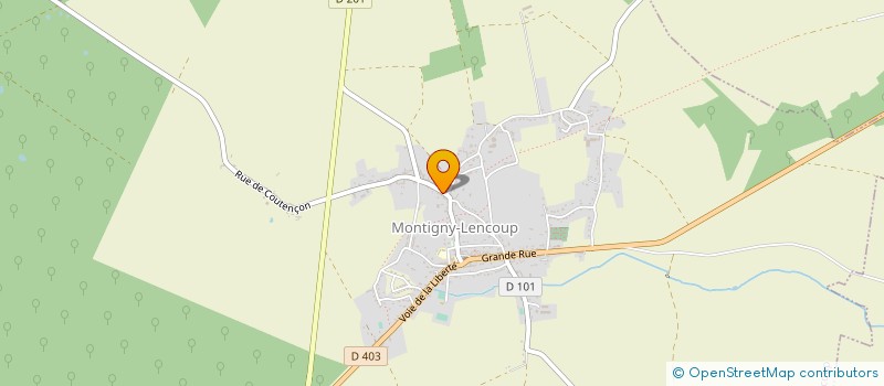 localisation de l'entreprise MADAME CORINNE PIERRE à MONTIGNY-LENCOUP