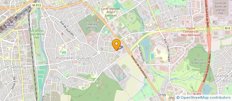 localisation de l'entreprise MADAME CORINNE PIERRU  METZ