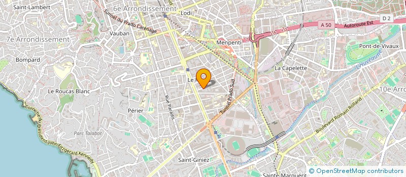 localisation de l'entreprise MADAME CORINNE PIRAULT à MARSEILLE