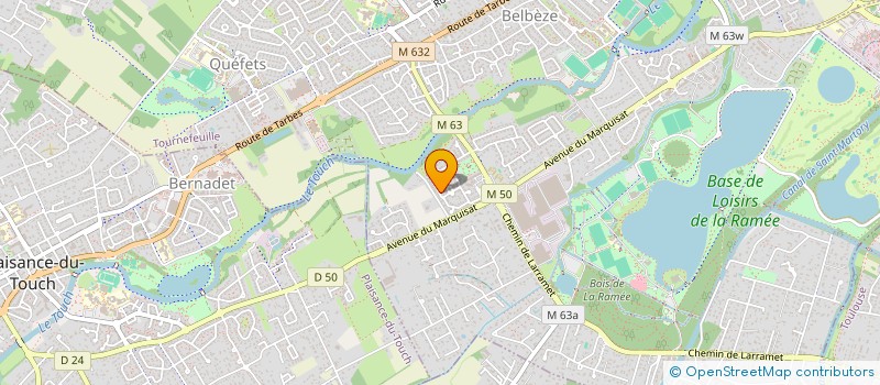 localisation de l'entreprise MADAME CORINNE PIRIOU  TOURNEFEUILLE