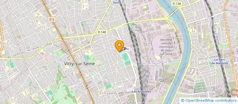 localisation de l'entreprise MADAME CORINNE PLACERDAT à VITRY-SUR-SEINE