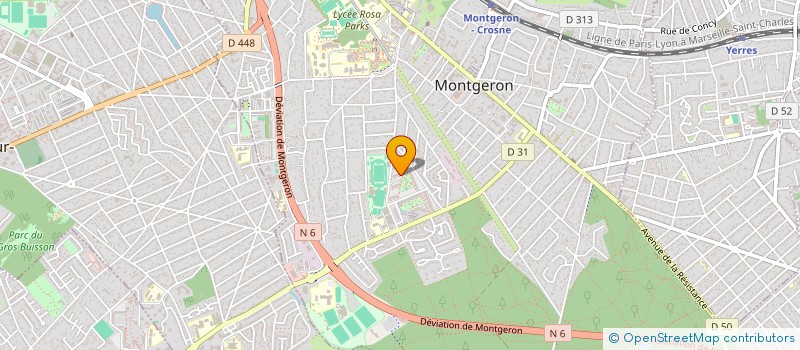 localisation de l'entreprise MADAME CORINNE PLANCQ  MONTGERON