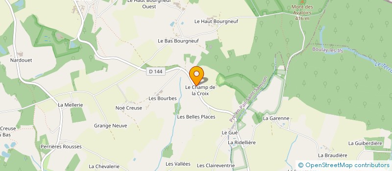 localisation de l'entreprise MADAME CORINNE PLUMAIL  LIGNIERES-ORGERES