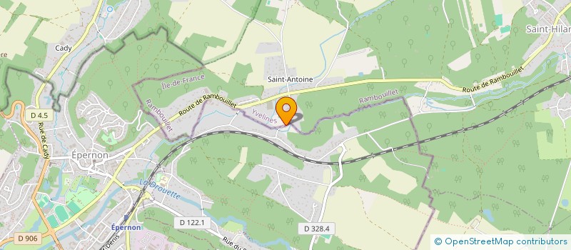 localisation de l'entreprise MADAME CORINNE PLUVINET  SAINT-HILARION