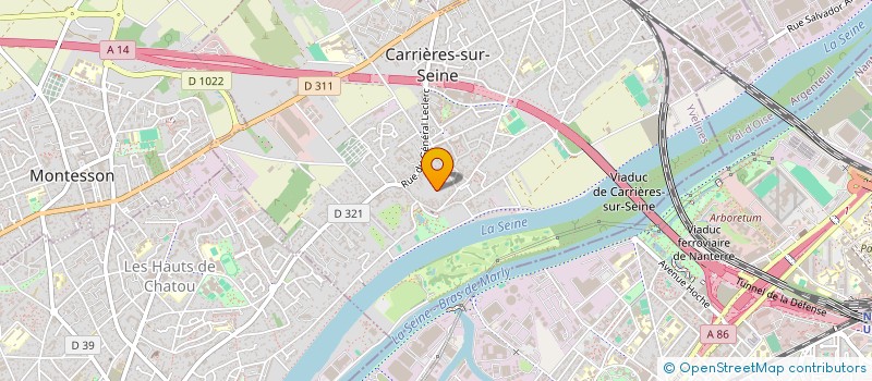 localisation de l'entreprise MADAME CORINNE POIRET  CARRIERES-SUR-SEINE