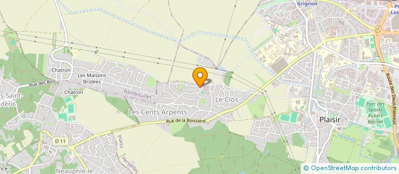 localisation de l'entreprise MADAME CORINNE POUMES  PLAISIR