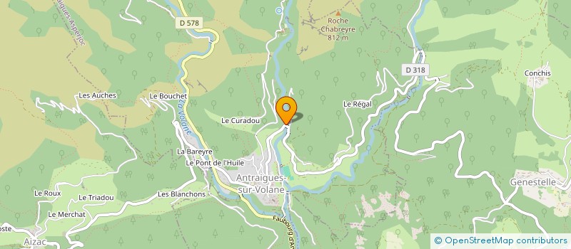 localisation de l'entreprise MADAME CORINNE PRADIER à VALLEES-D'ANTRAIGUES-ASPERJOC