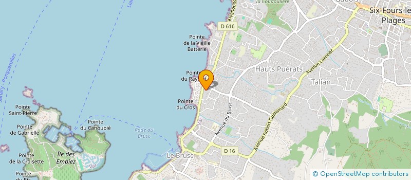 localisation de l'entreprise MADAME CORINNE PRETERRE à SIX-FOURS-LES-PLAGES