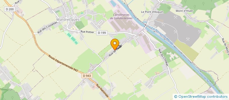 localisation de l'entreprise MADAME CORINNE PREVOST à WARDRECQUES