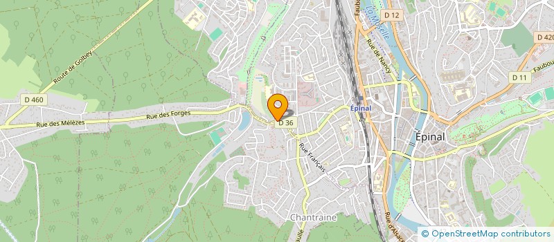 localisation de l'entreprise MADAME CORINNE PREVOT  EPINAL