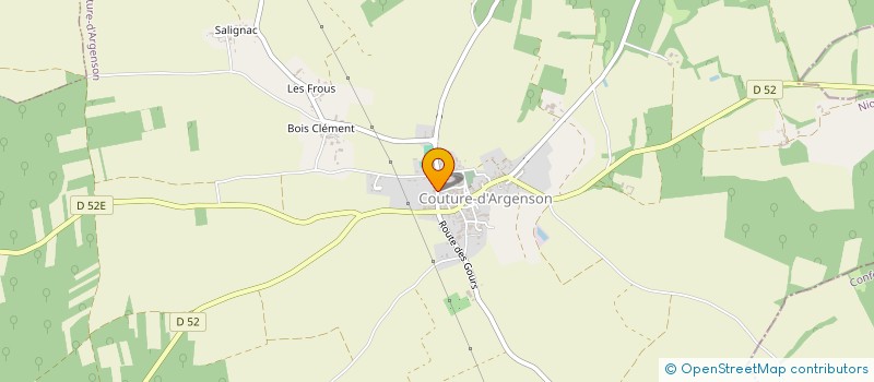 localisation de l'entreprise MADAME CORINNE PUAUD  COUTURE-D'ARGENSON