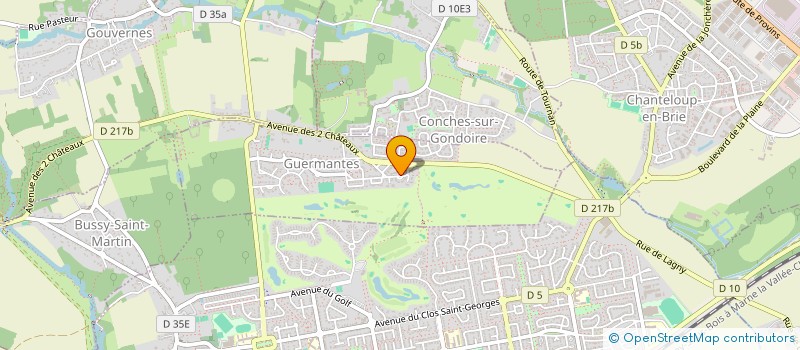 localisation de l'entreprise MADAME CORINNE PUYAU  GUERMANTES