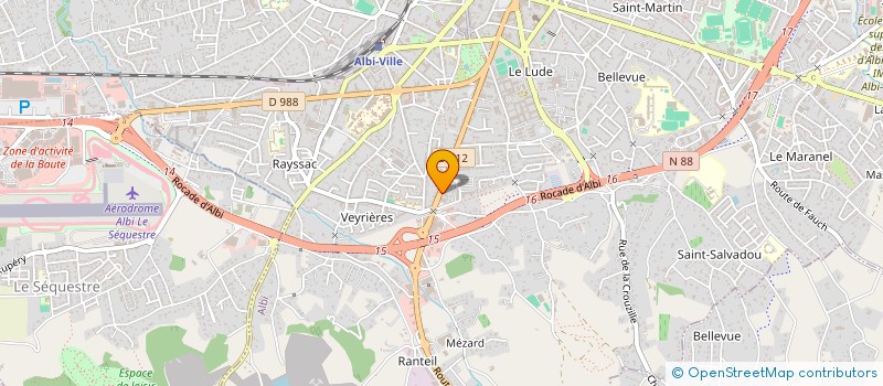 localisation de l'entreprise MADAME CORINNE QUERCI à ALBI