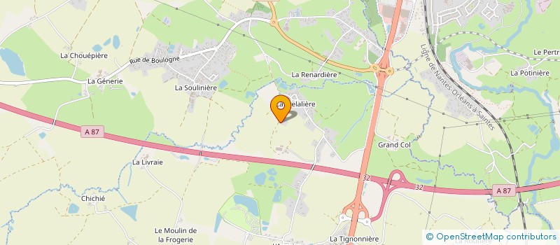 localisation de l'entreprise MADAME CORINNE QUITTET  AUBIGNY-LES CLOUZEAUX