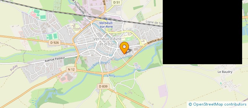 localisation de l'entreprise MADAME CORINNE RABOIN  VERNEUIL D'AVRE ET D'ITON