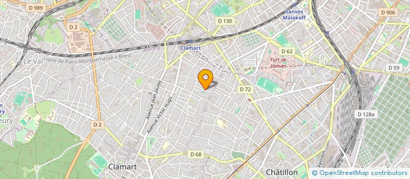 localisation de l'entreprise MADAME CORINNE RAEVEL à CLAMART