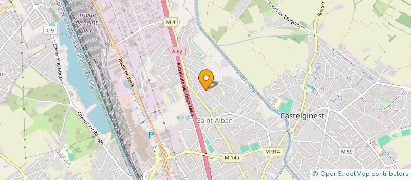 localisation de l'entreprise MADAME CORINNE RAGAZZO  SAINT-ALBAN