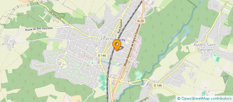 localisation de l'entreprise MADAME CORINNE RAGU  ETRECHY